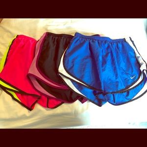 3 pairs of Nike Shorts, Size L
